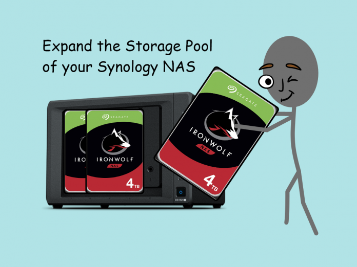 how to expand the storage pool capacity of your Synology NAS